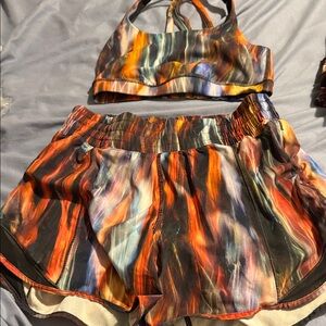 Energy bra and hotty hot shorts